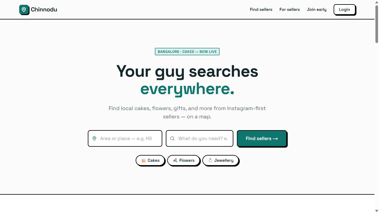 Homepage preview of Chinnodu